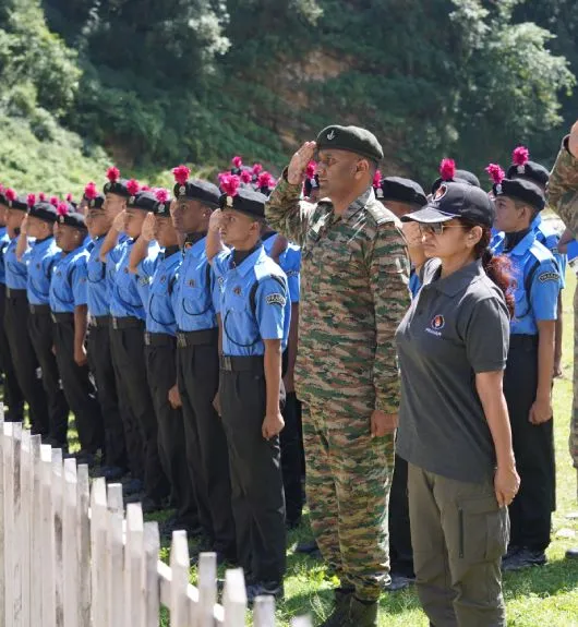 NDA cadets military training at Prahar Defence Academy
