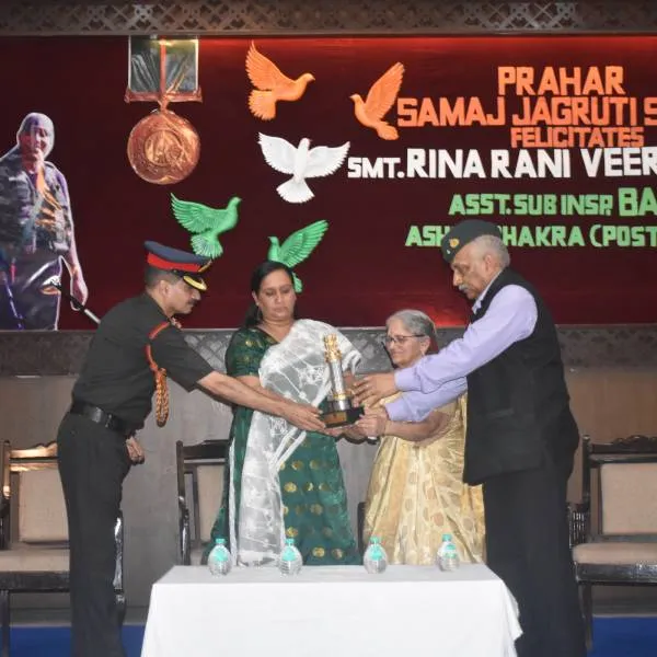 Military award ceremony