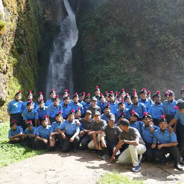 Cadets during outdoor adventure activity